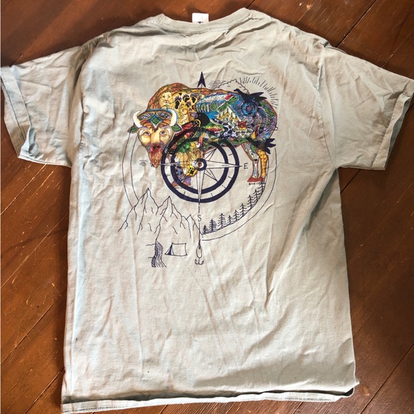 Vintage misprint Liberty Graphics T-Shirt - Picture 2 of 3